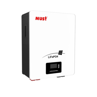 Аккумулятор литиевый MUST LP1600-24100, 24В 100Ач, LiFePO4, литий-железо-фосфатная АКБ - Основные контакты 